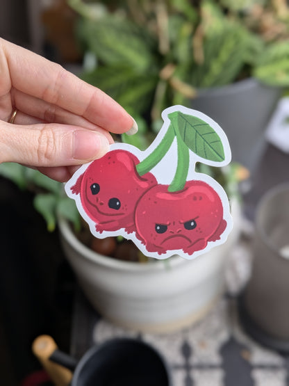 Sticker Frog - Cherries