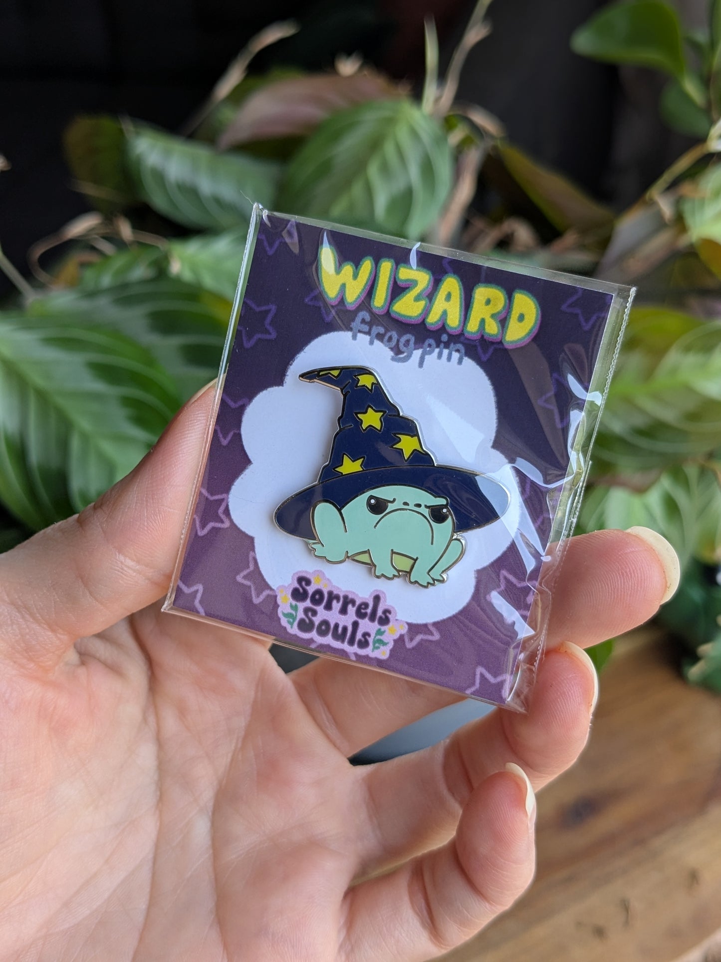 Enamel Pin - Wizard Frog