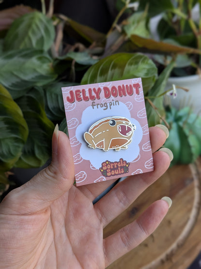 Enamel Pin - Jelly Donut Frog