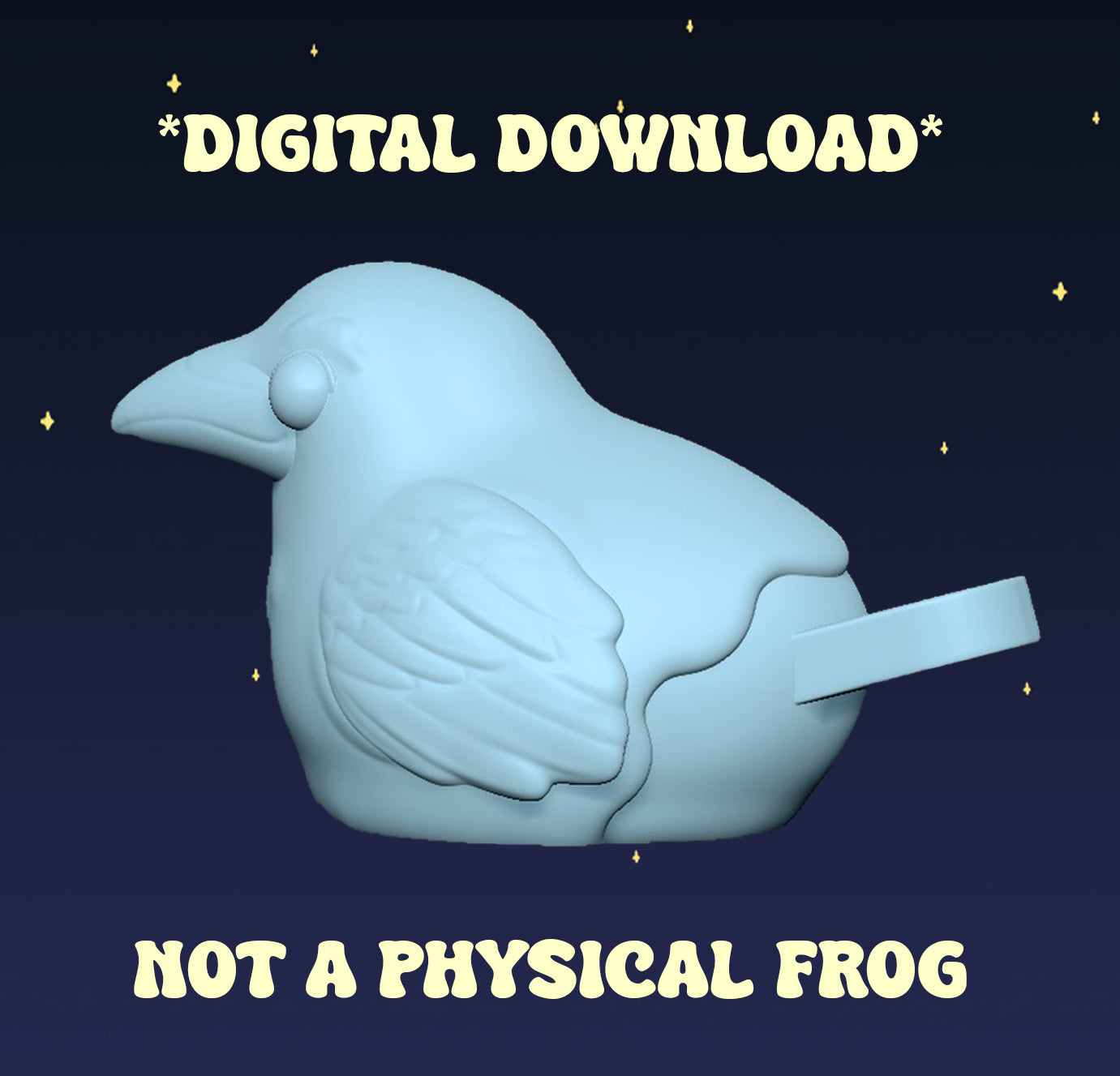 Popsicle Frog & Bird - Digital STL File