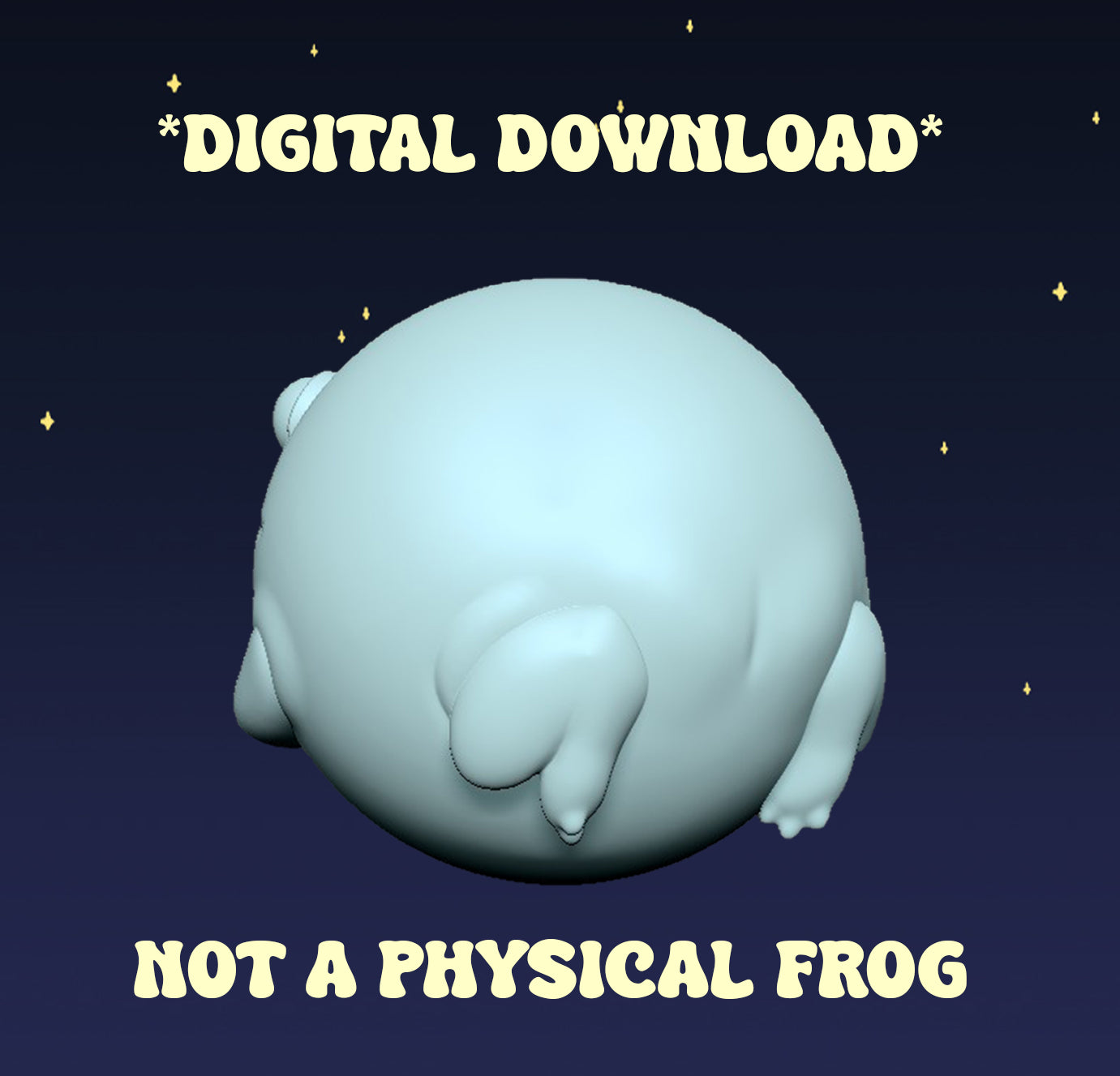 Bog Sphere Frog - Digital STL File