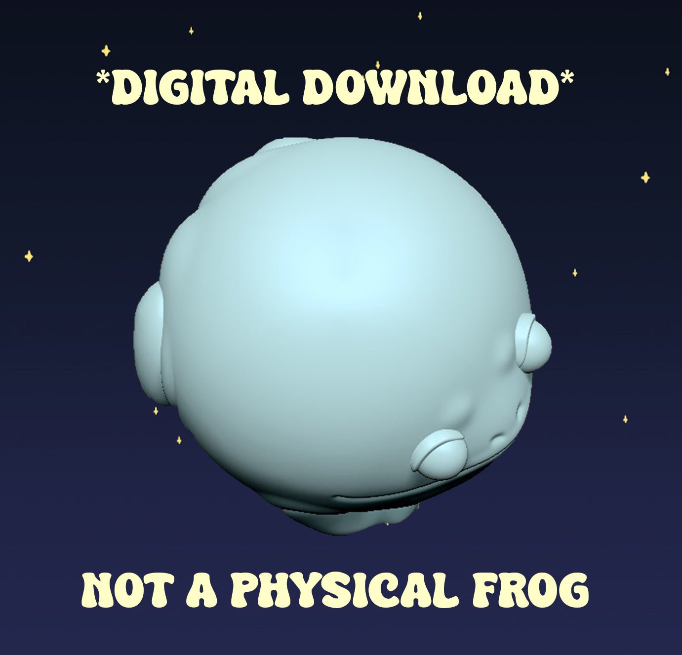 Bog Sphere Frog - Digital STL File