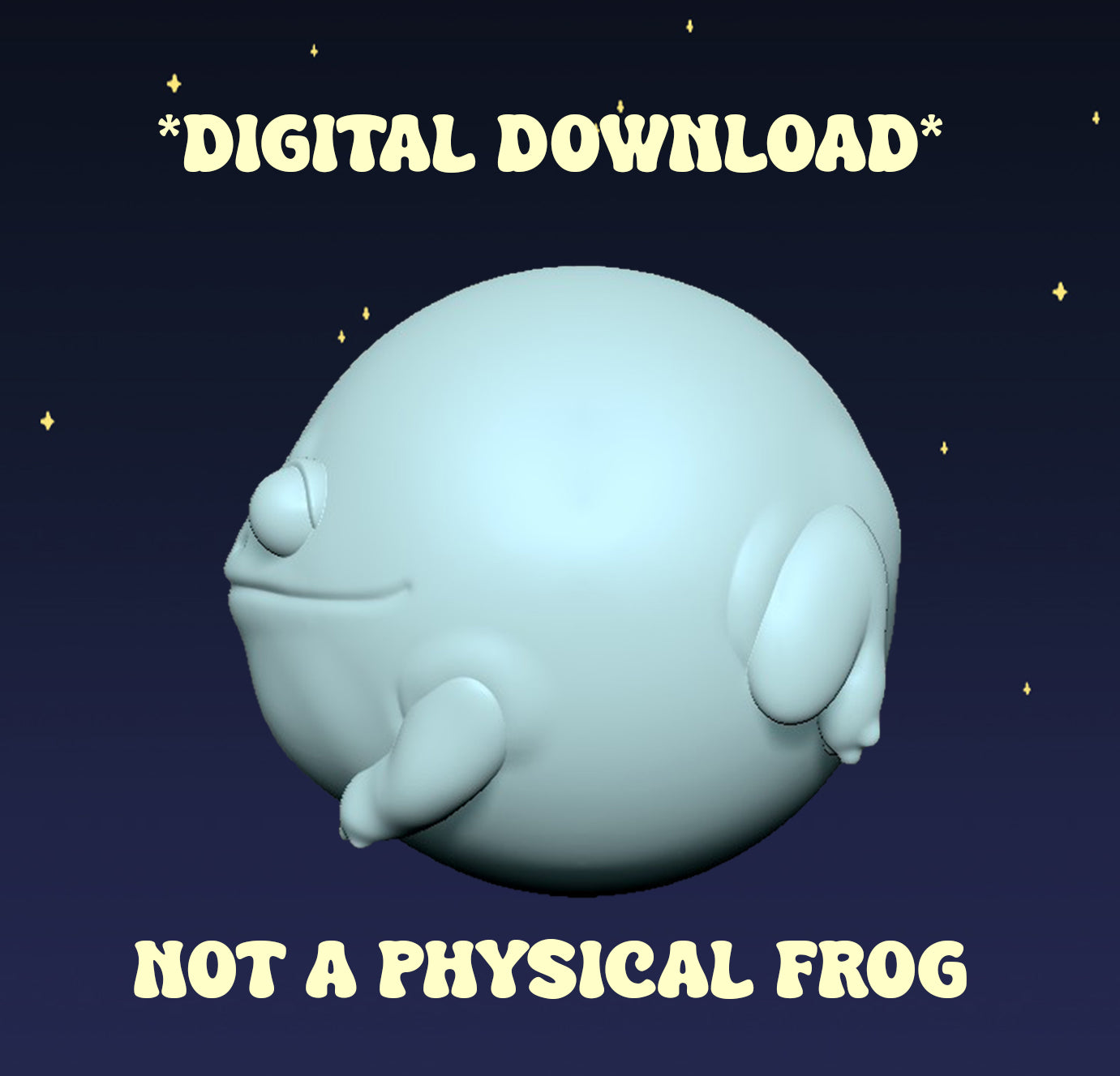 Bog Sphere Frog - Digital STL File