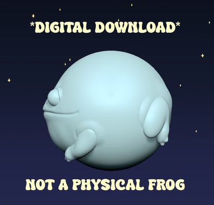 Bog Sphere Frog - Digital STL File