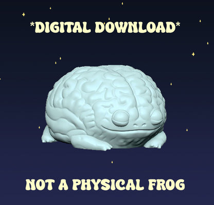 Brain Frogs - Digital STL File