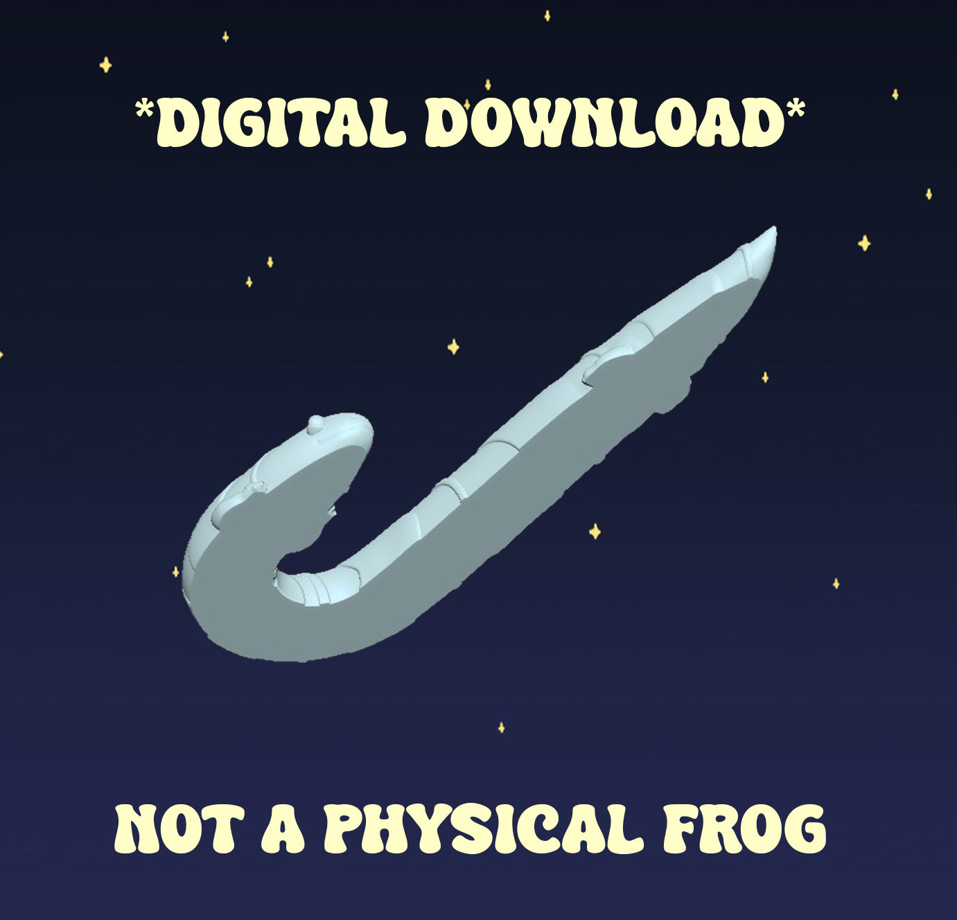 Candy Cane Salamander - Digital STL File