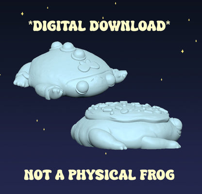 Decorative Cookie Frogs - Digital STL Files