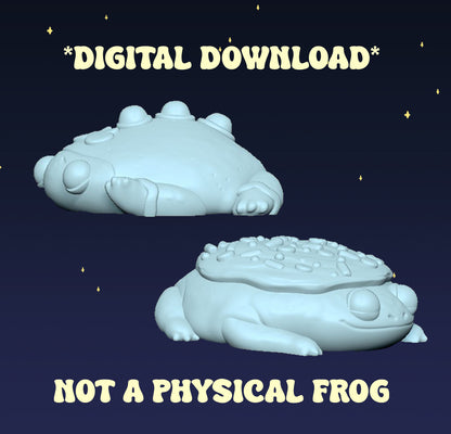 Decorative Cookie Frogs - Digital STL Files
