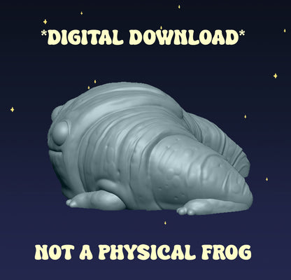 Croissant Frog - Digital STL File