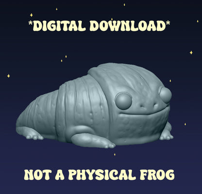 Croissant Frog - Digital STL File