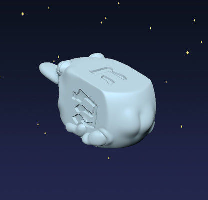 Dreidel Frog - Digital STL File