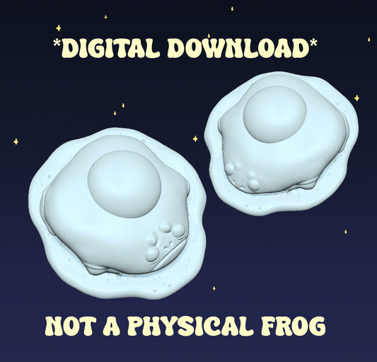 Egg Frog - Digital STL File