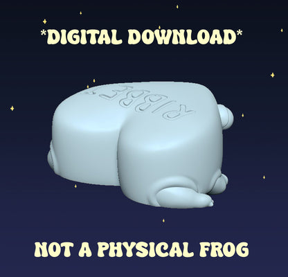 Conversation Heart Frogs - Digital STL File