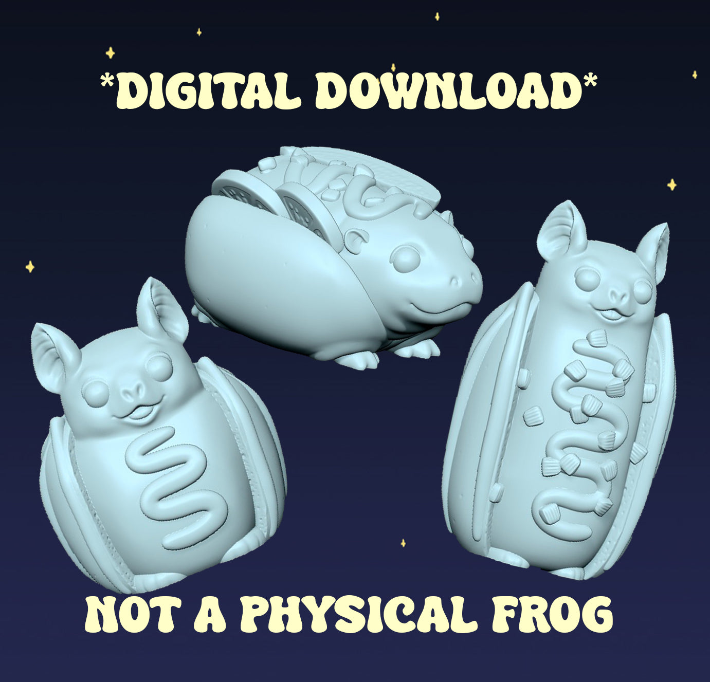 Hotdog Bundle - Digital STL File