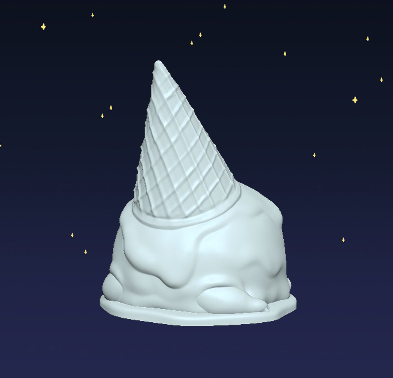 Ice Cream Frog - Digital STL File