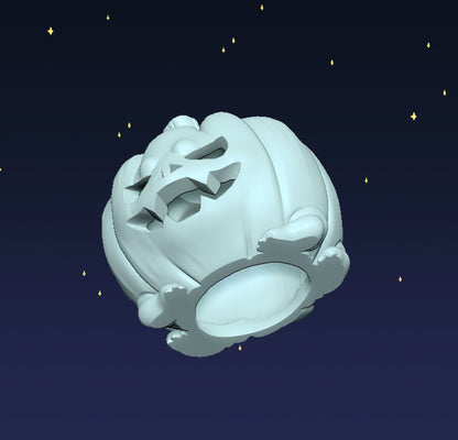 Jack O'Lantern Frogs - Digital STL File