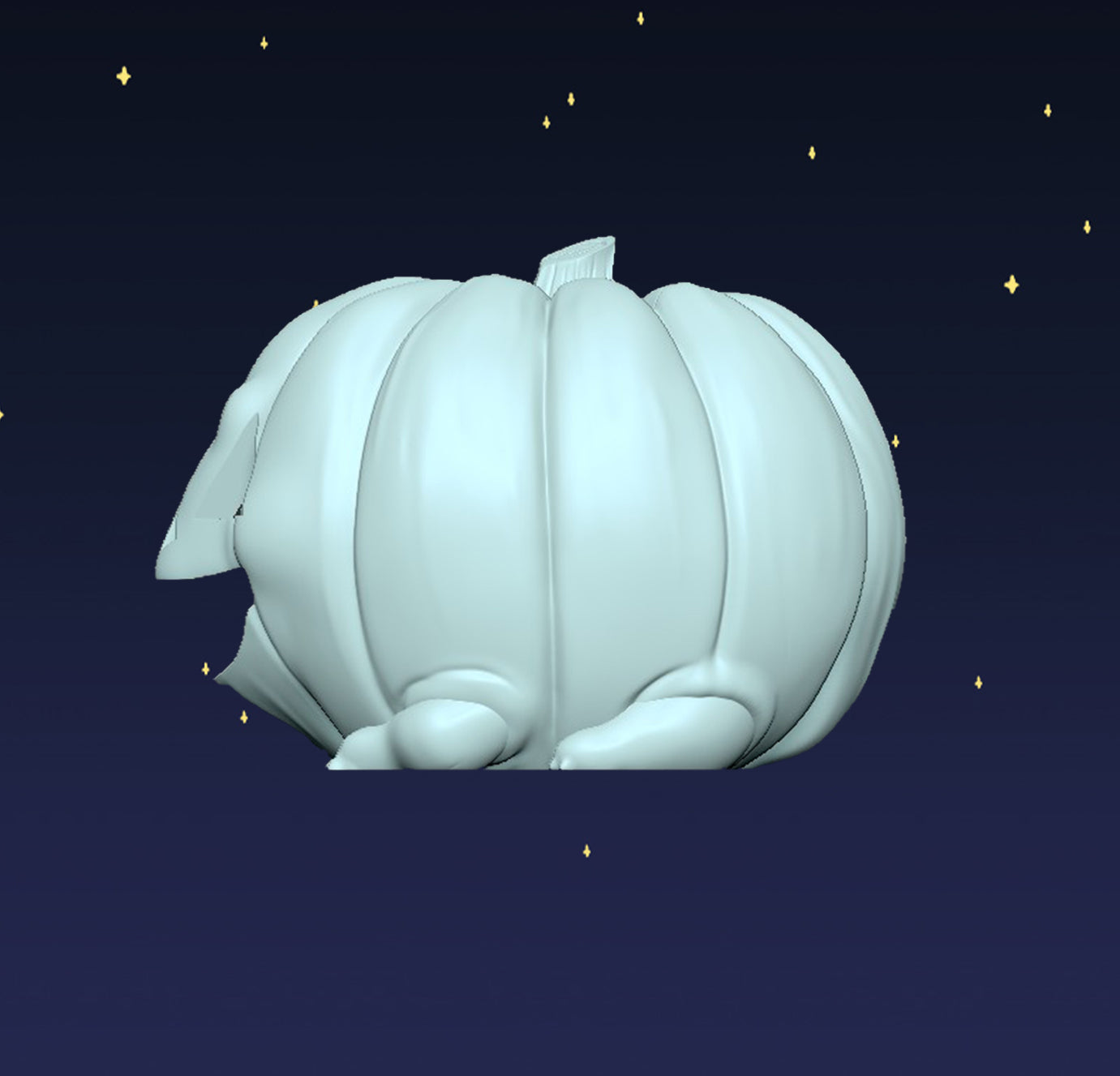 Jack O'Lantern Frogs - Digital STL File