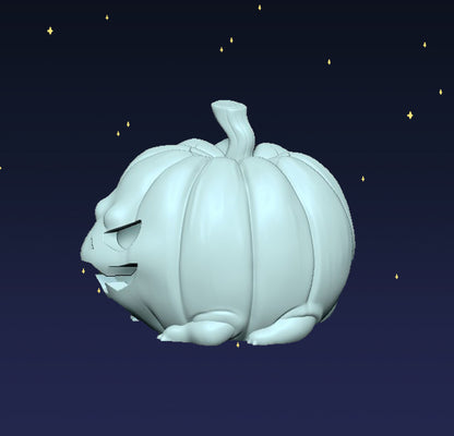 Jack O'Lantern Frogs - Digital STL File