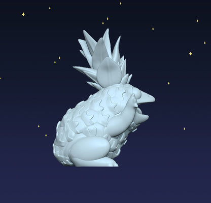 Pineapple Frog - Digital STL File