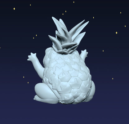 Pineapple Frog - Digital STL File