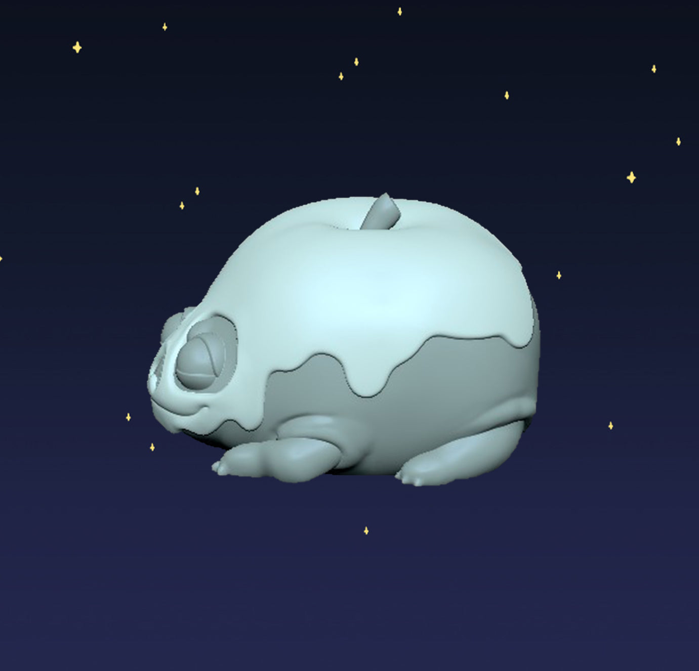 Poison Apple Frog - Digital STL File