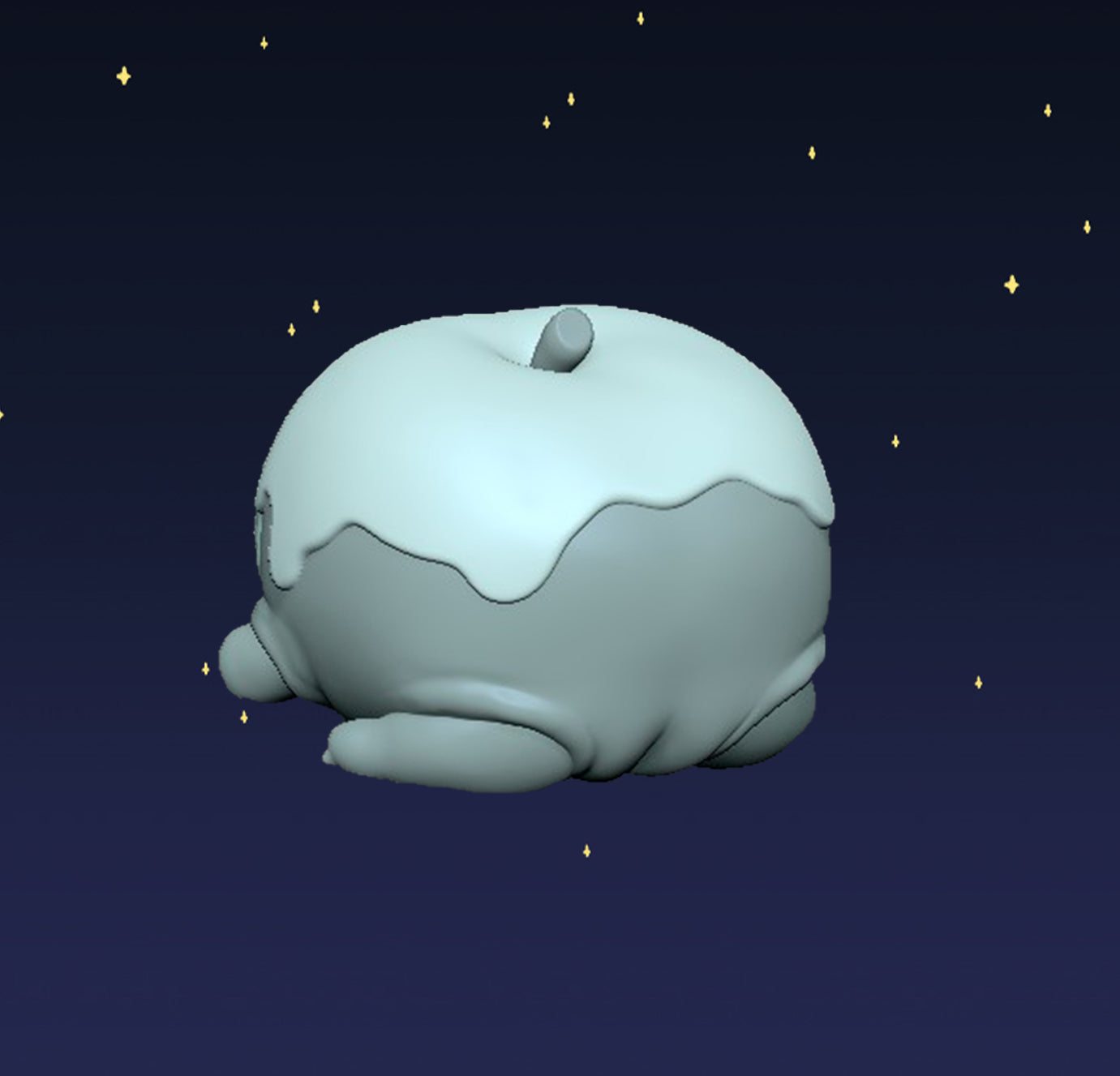 Poison Apple Frog - Digital STL File