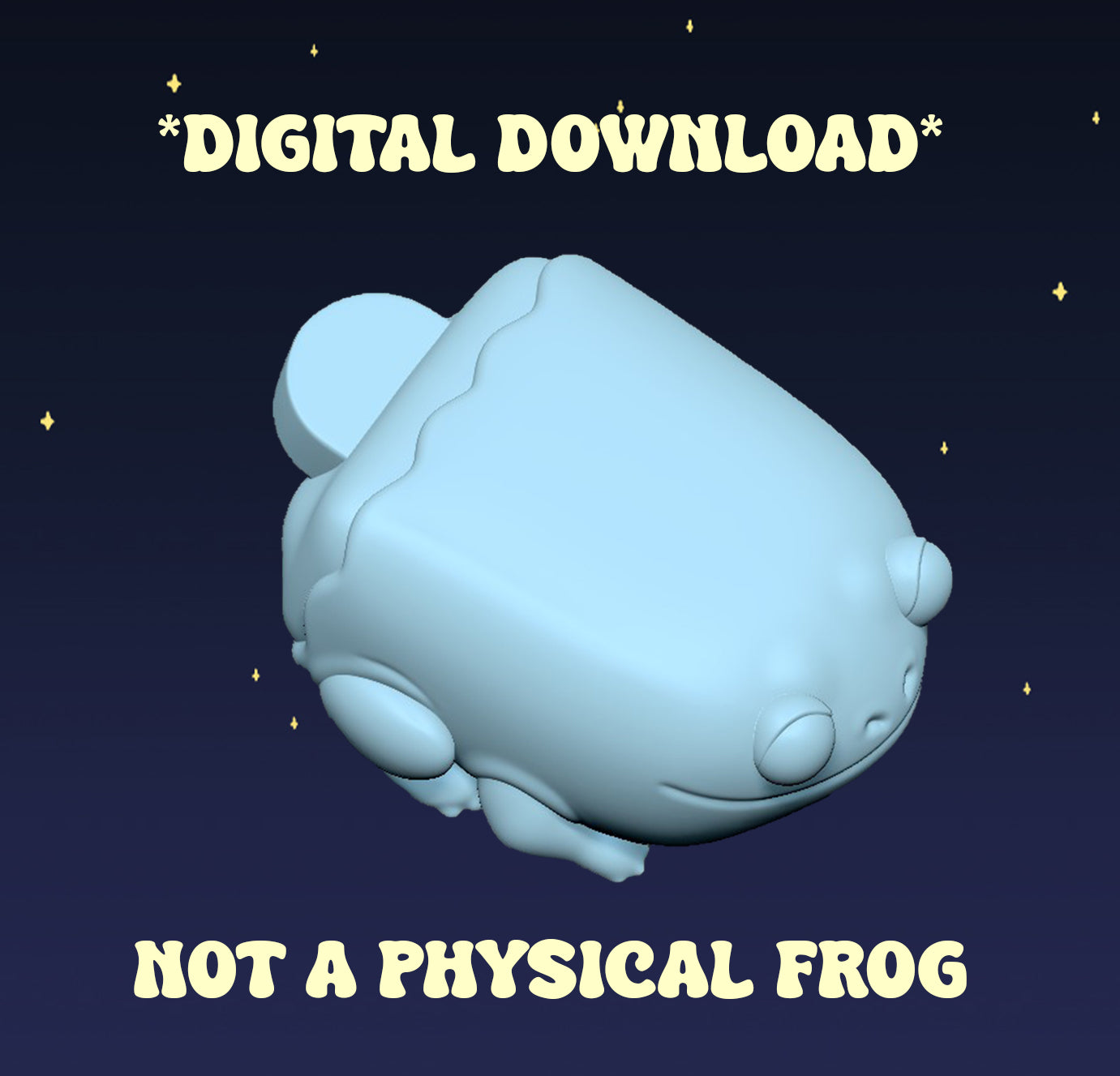 Popsicle Frog & Bird - Digital STL File