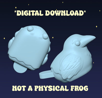 Popsicle Frog & Bird - Digital STL File
