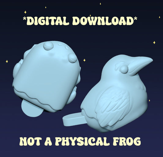 Popsicle Frog & Bird - Digital STL File