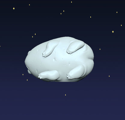 Potato Frog & Hippo - Digital STL File