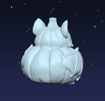 Pumpkin Bat - Digital STL File