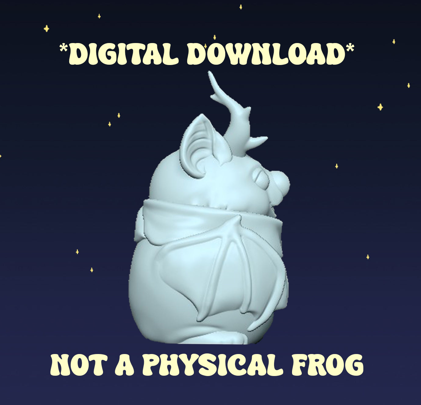 Reindeer Bat - Digital STL File