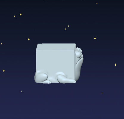 Square Frog - Digital STL File