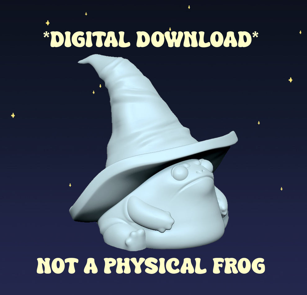 Grumpy Wizard Frog - Digital STL File – Sorrels Souls LLC