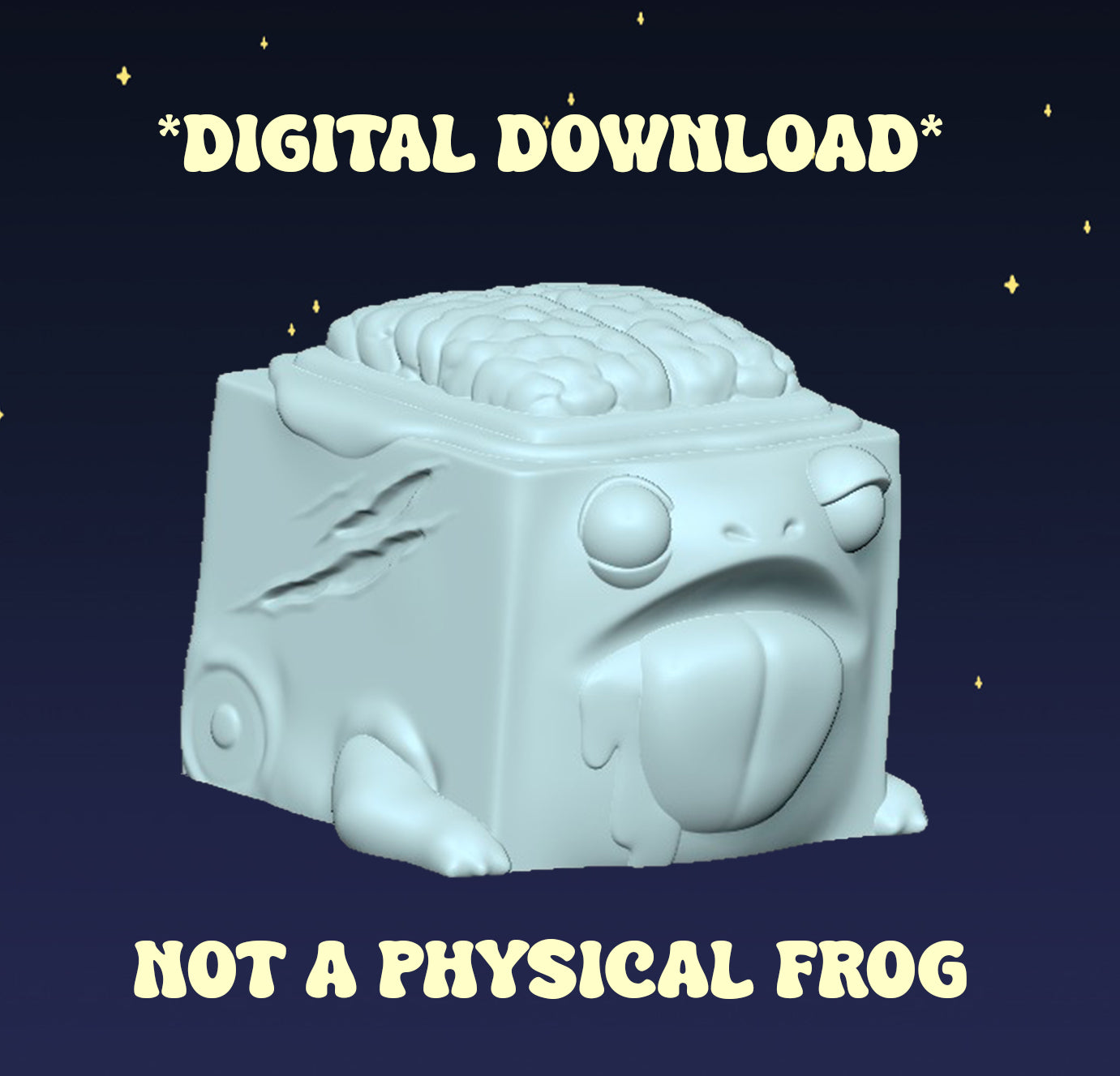 Zombie Squog - Digital STL File